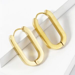 Huggie Hoop Earrings Stainless Steel